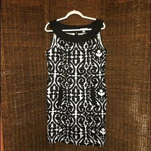 Dressbarn Black and White Dress